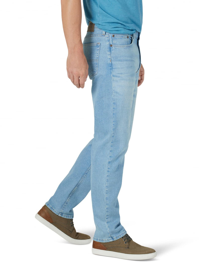 Wrangler Authentics Men's Comfort Flex Waist Relaxed Fit Jean, Aaron, 42W x 30L