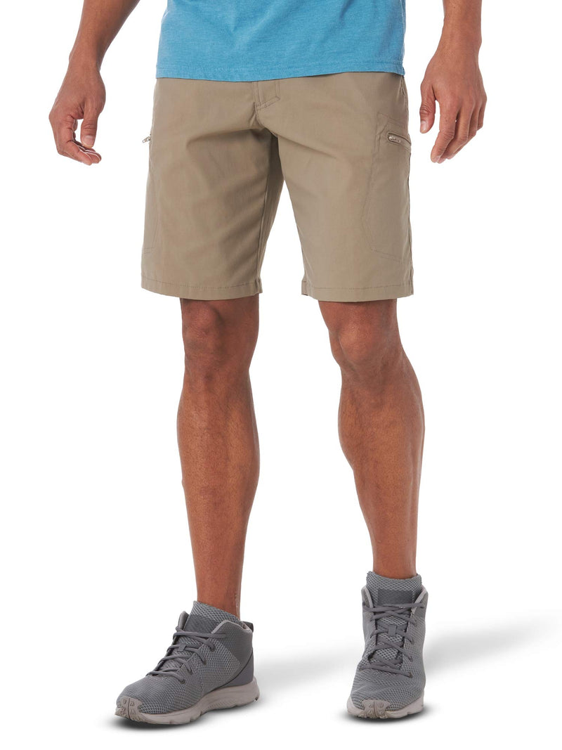 Wrangler Authentics Men's Performance Comfort Flex Cargo Short, Fallen Rock, 44