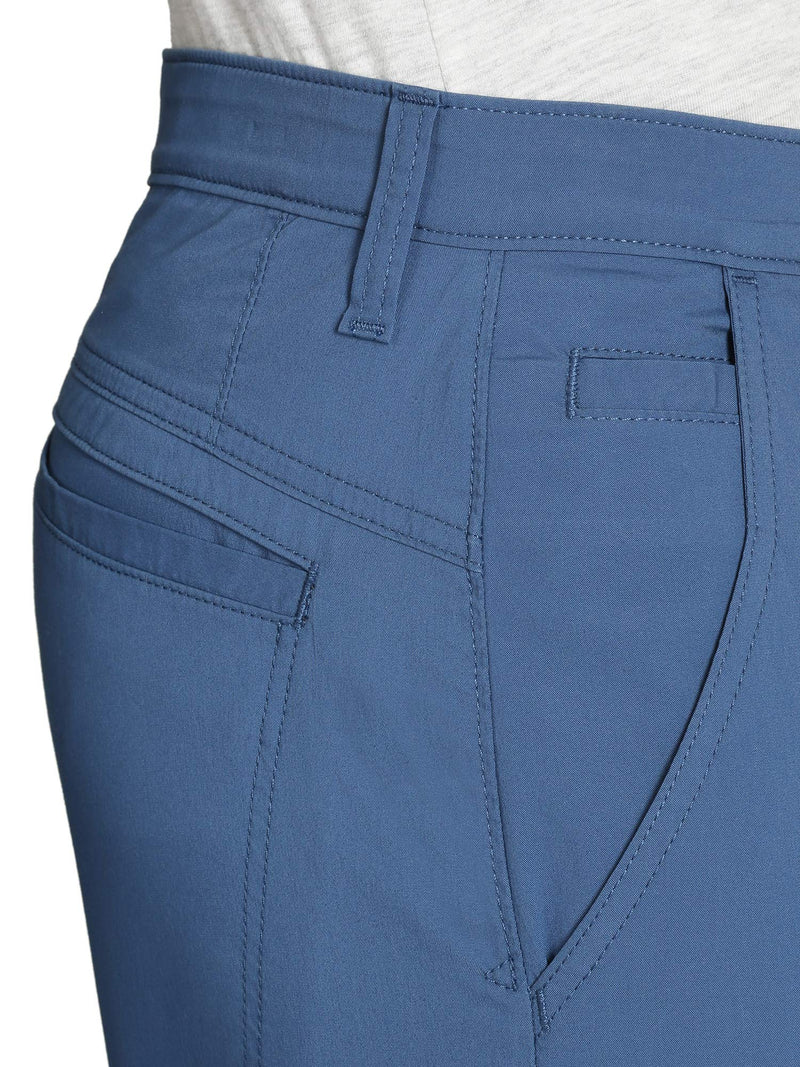 Wrangler Authentics Men's Performance Comfort Flex Flat Front Short, Galaxy Blue, 32