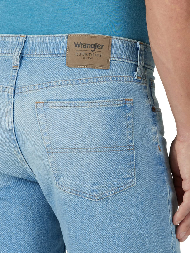 Wrangler Authentics Men's Comfort Flex Waist Relaxed Fit Jean, Aaron, 38W x 30L