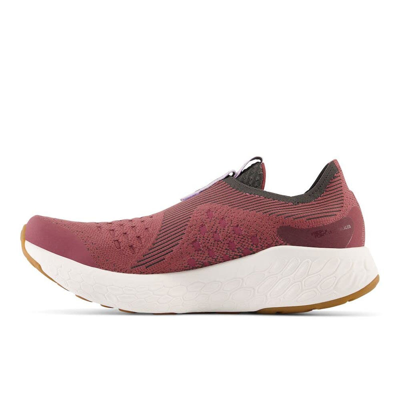 New Balance Women's Fresh Foam X 1080 Unlaced V1 Running Shoe, Washed Burgundy/Blacktop, 9.5