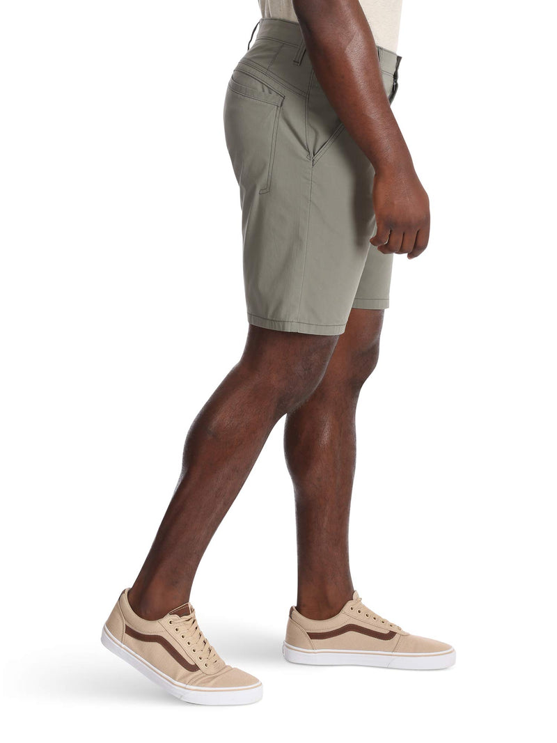 Wrangler Authentics Men’s Big & Tall Performance Comfort Flex Flat Front Short, army green 46