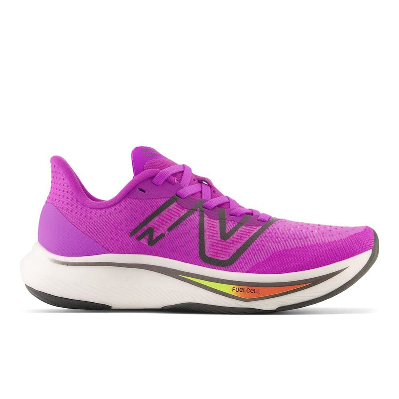 New Balance Women's FuelCell Rebel V3 Running Shoe, Cosmic Rose/Blacktop/Neon Dragonfly, 6