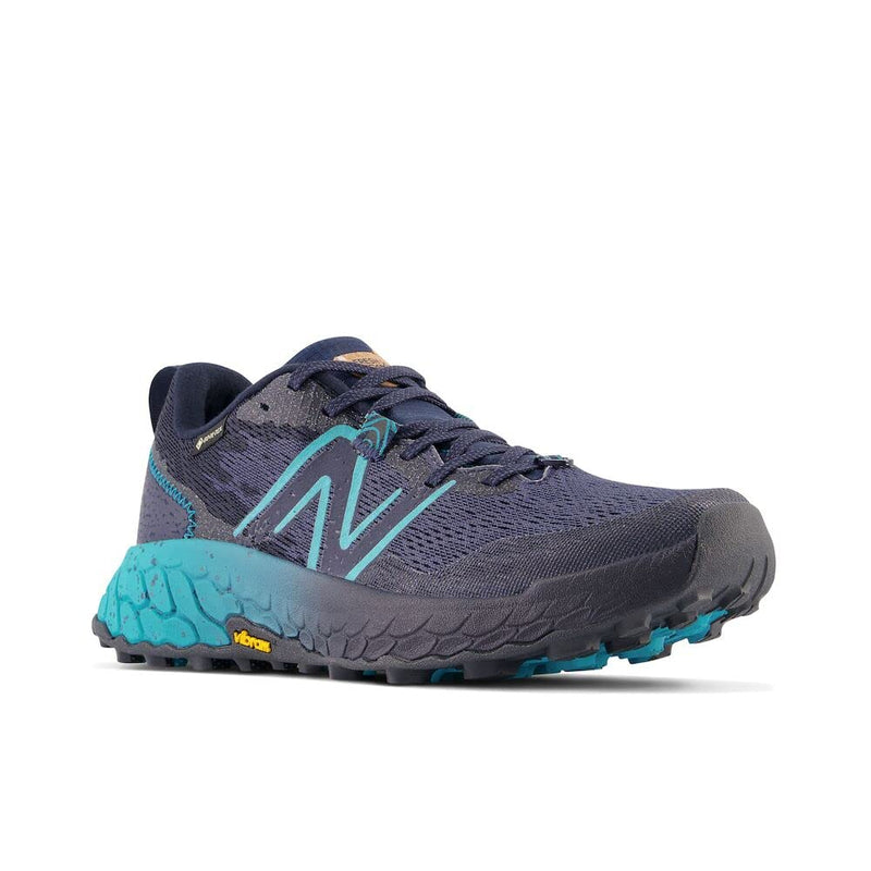 New Balance Women's Fresh Foam X Hierro V7 Trail Running Shoe, Eclipse/Natural Indigo/Electric Teal, 11