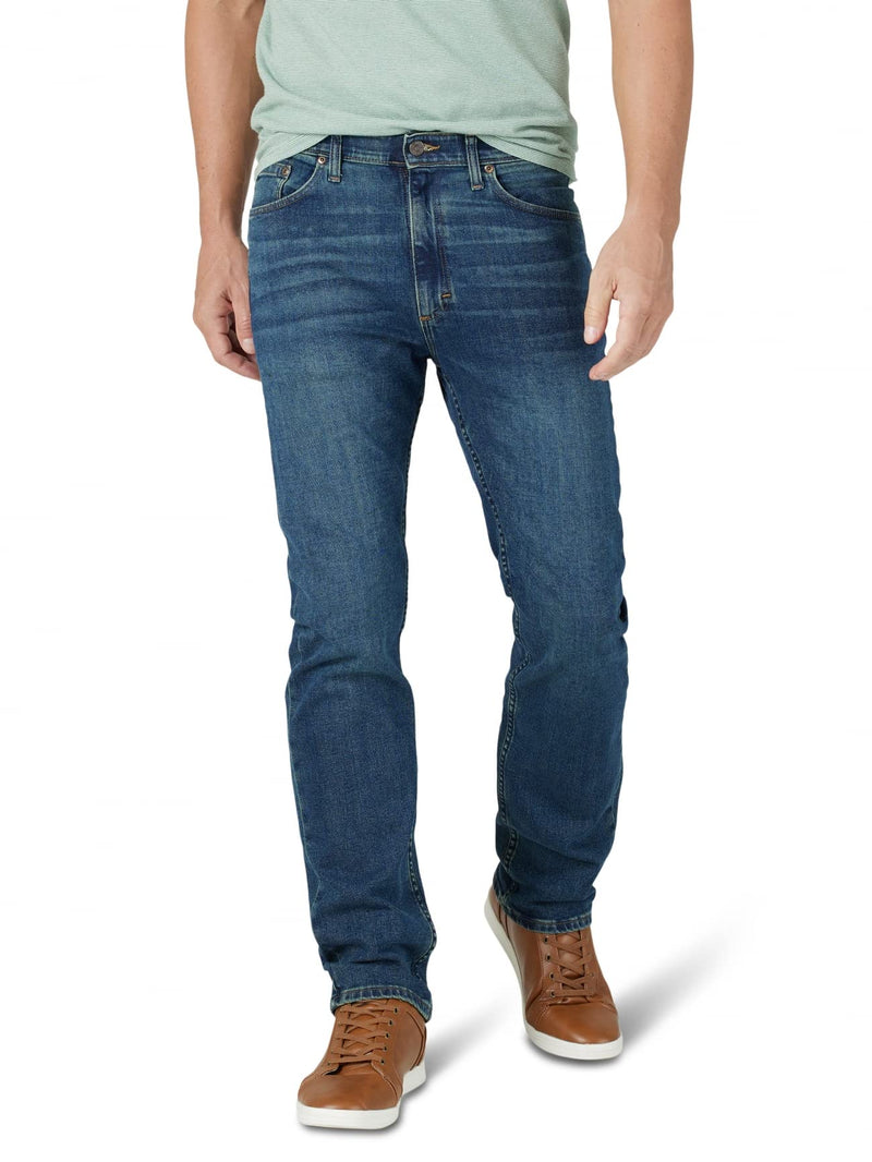 Wrangler Authentics Men's Regular Fit Comfort Flex Waist Jean, Rhodes, 35W x 30L
