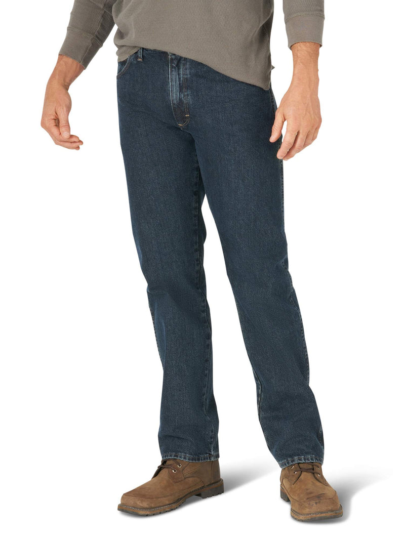 Wrangler Authentics Men's Classic 5-Pocket Regular Fit Cotton Jean, Storm, 30W x 36L