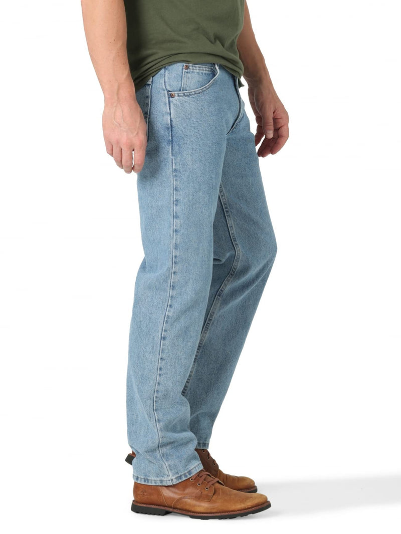 Wrangler Authentics Men's Classic 5-Pocket Regular Fit Cotton Jean, Light Stonewash, 32W x 30L