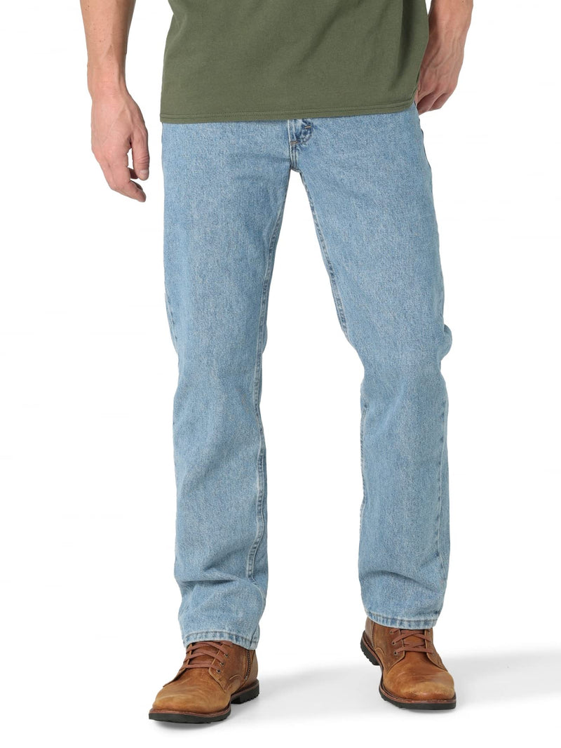 Wrangler Authentics Men's Classic 5-Pocket Regular Fit Cotton Jean, Light Stonewash, 30W x 32L