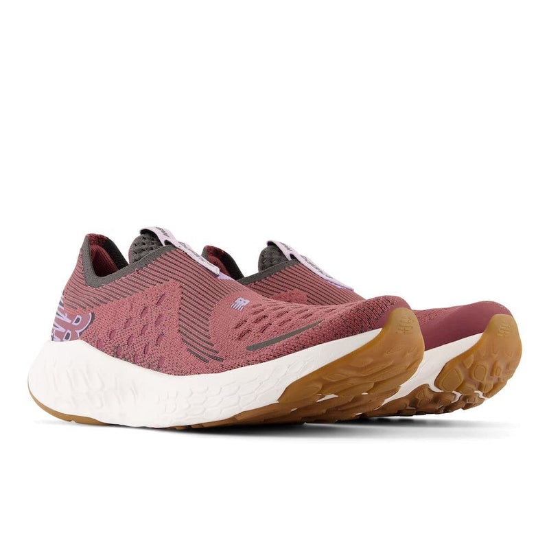 New Balance Women's Fresh Foam X 1080 Unlaced V1 Running Shoe, Washed Burgundy/Blacktop, 10.5