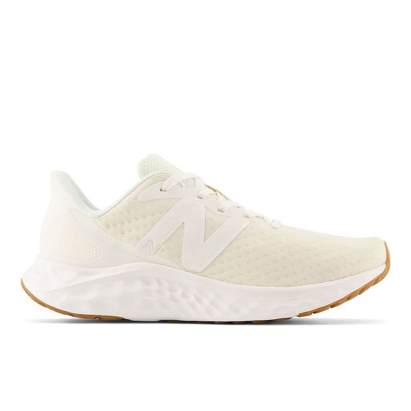 New Balance Women's Fresh Foam Arishi V4 Running Shoe, Raw Sugar/Gum, 9 Wide