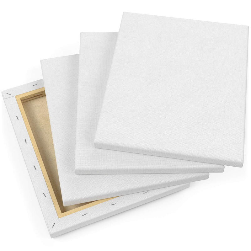 Arteza Classic Stretched Canvas, 8" x 10" - Pack of 12