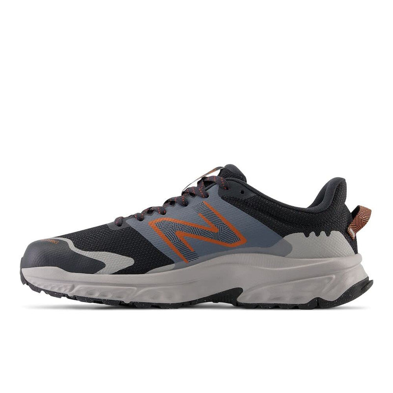 New Balance Men's Fresh Foam 510 V6 Trail Running Shoe, Phantom/Team Away Grey/Classic Orange, 9 X-Wide