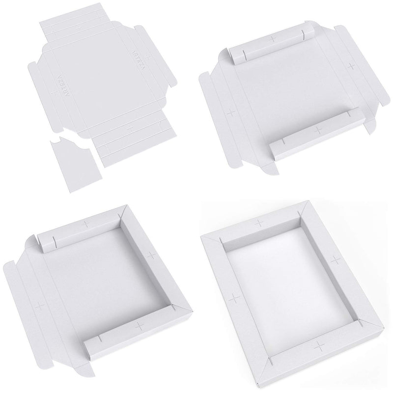 Arteza DIY Foldable Canvas Frame, Mixed Media, 5" x 6.6" - 20 Sheets