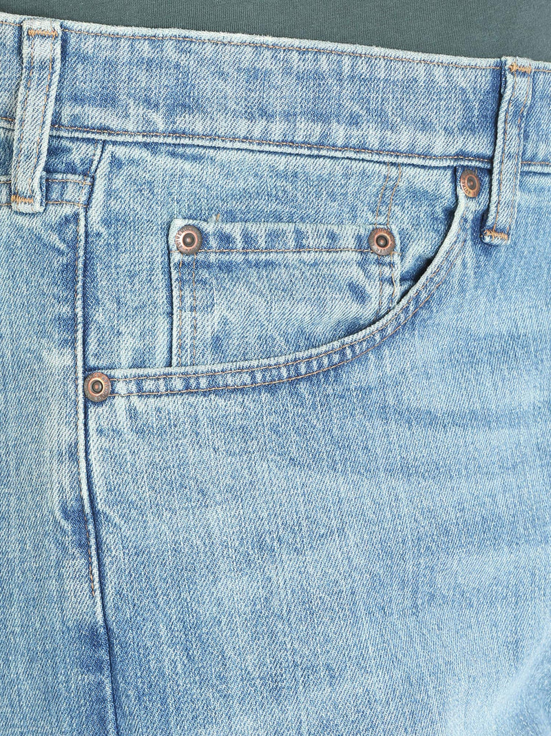 Wrangler Authentics Men's Regular Fit Comfort Flex Waist Jean, Chalk Blue, 30W x 30L