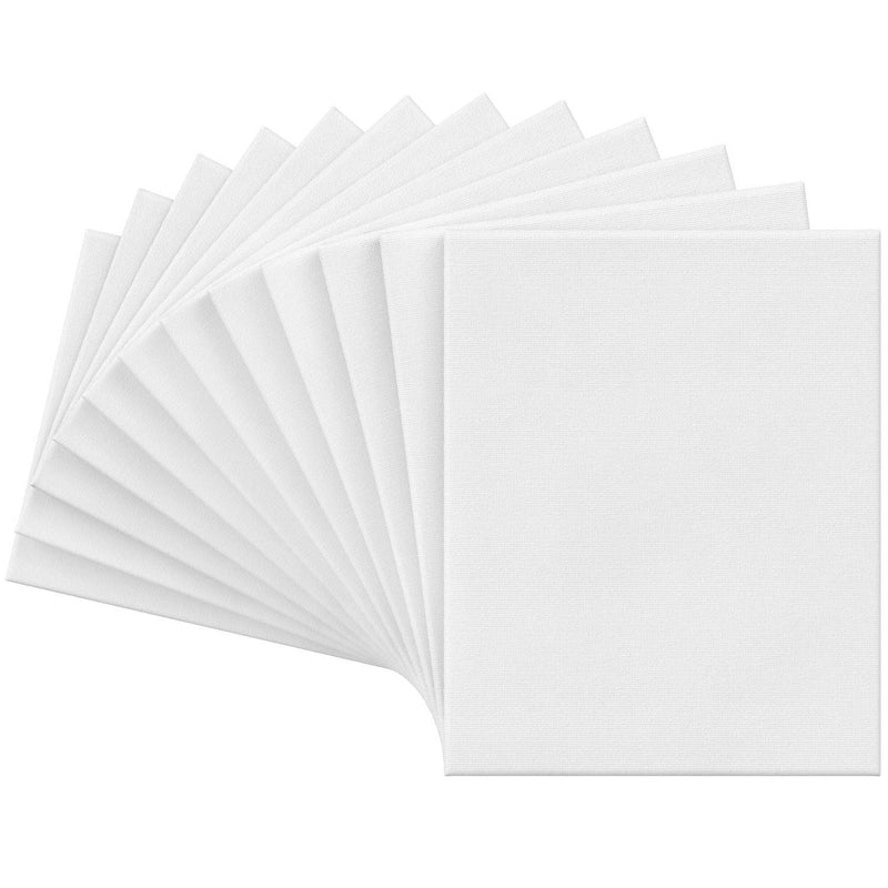 Arteza Classic Stretched Canvas, 8" x 10" - Pack of 12