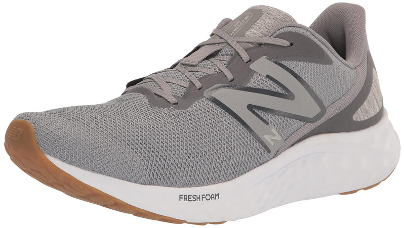 New Balance Men's Fresh Foam Arishi V4 Running Shoe, Marblehead/Castlerock/Silver Metallic, 8 X-Wide