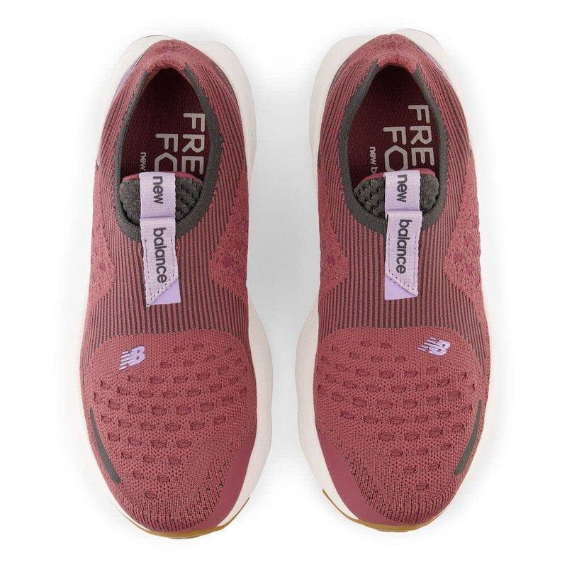 New Balance Women's Fresh Foam X 1080 Unlaced V1 Running Shoe, Washed Burgundy/Blacktop, 10