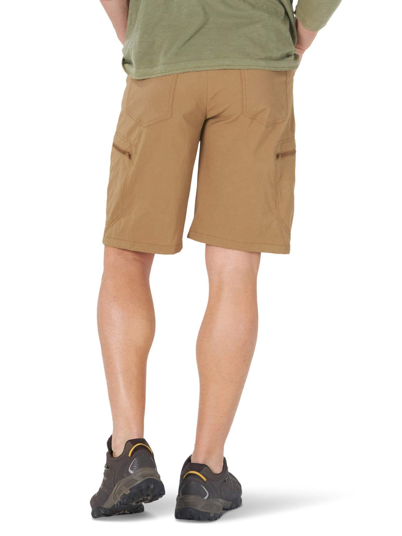 Wrangler Authentics Men's Performance Comfort Flex Cargo Short, Bronze, 36