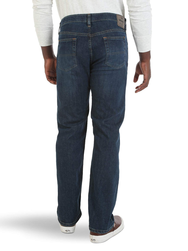Wrangler Authentics Men's Comfort Flex Waist Relaxed Fit Jean, Carbon, 30W x 30L