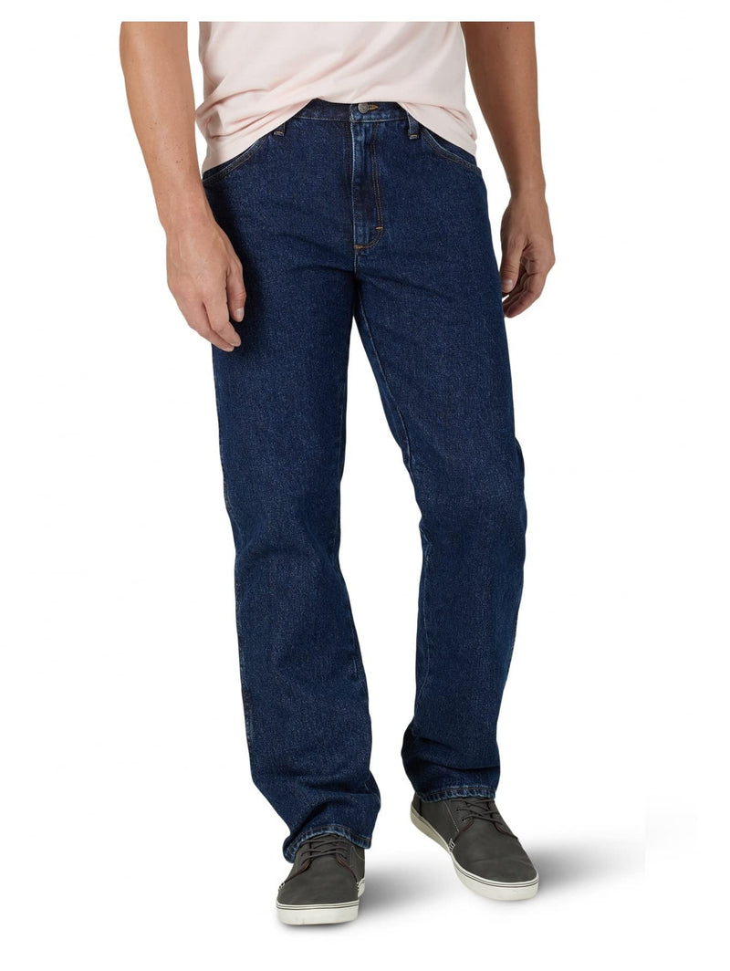Wrangler Authentics Men's Classic 5-Pocket Regular Fit Cotton Jean, Dark Rinse, 35W x 29L