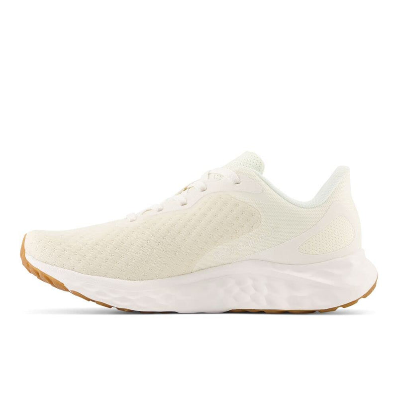 New Balance Women's Fresh Foam Arishi V4 Running Shoe, Raw Sugar/Gum, 9 Wide