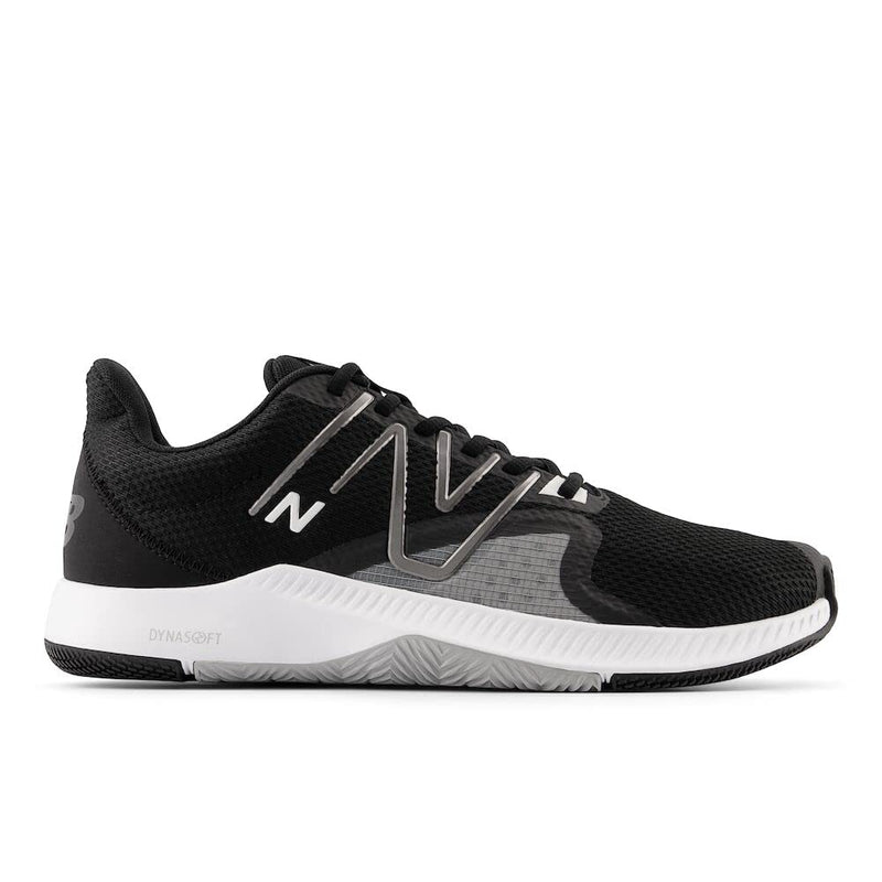 New Balance Men's DynaSoft Trnr V2 Cross Trainer, Black/Black Metallic/White, 7.5