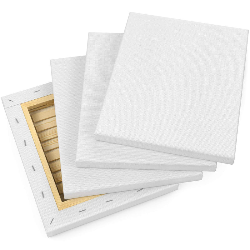 Arteza Premium Stretched Canvas, 8" x 10" - Pack of 12