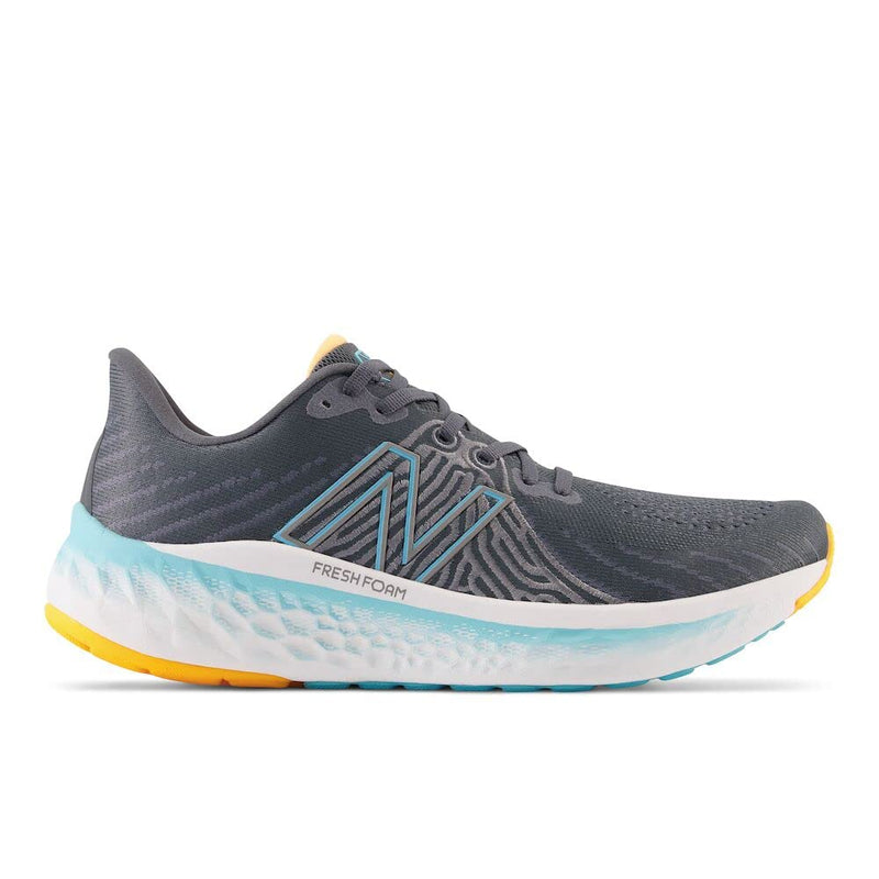 New Balance Men's Fresh Foam X Vongo V5 Running Shoe, Graphite/Summer Aqua/Hot Marigold, 13