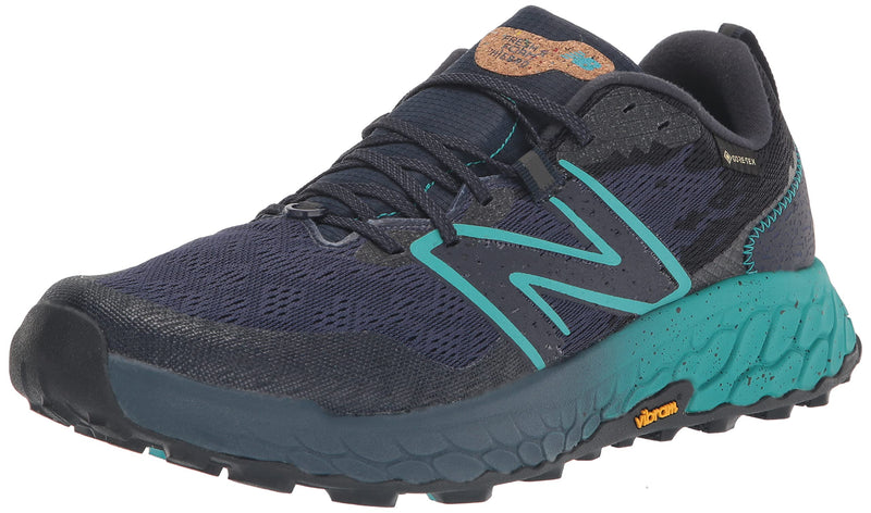 New Balance Women's Fresh Foam X Hierro V7 Trail Running Shoe, Eclipse/Natural Indigo/Electric Teal, 11