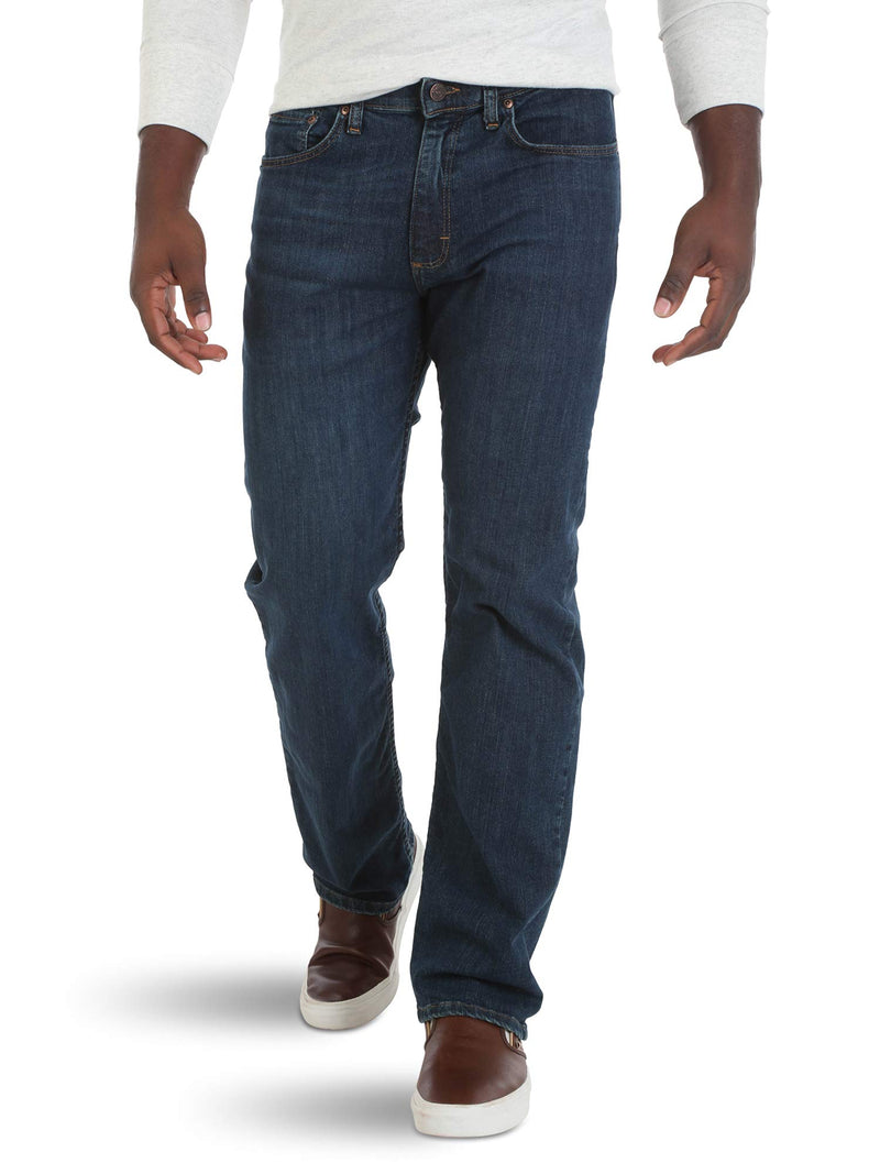 Wrangler Authentics Men's Comfort Flex Waist Relaxed Fit Jean, Carbon, 30W x 30L