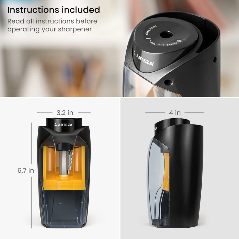 Arteza Premium Automatic Pencil Sharpener