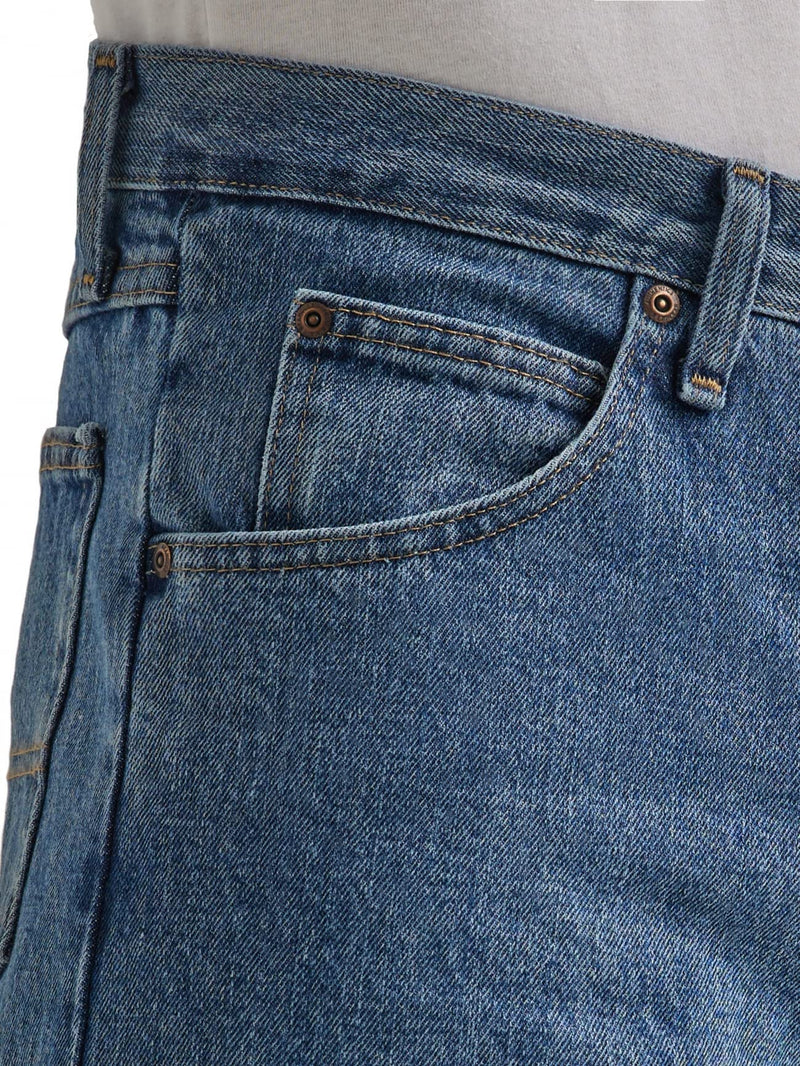 Wrangler Authentics Men's Classic 5-Pocket Regular Fit Cotton Jean, Vintage Blue Grey, 34W x 32L