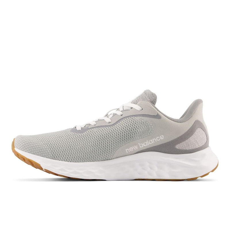 New Balance Men's Fresh Foam Arishi V4 Running Shoe, Grey/Gum, 12 X-Wide