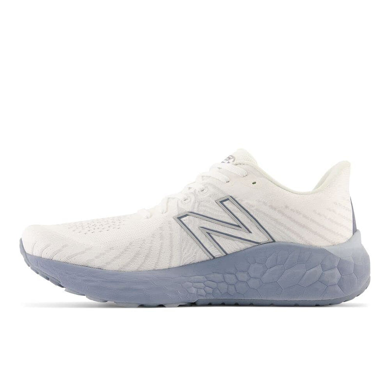 New Balance Men's Fresh Foam X Vongo V5 Running Shoe, White/Quartz Grey/Arctic Grey, 13