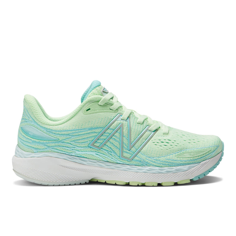 New Balance Women's Fresh Foam X 860 V12 Running Shoe, Vibrant Spring Glo/Surf/Light Surf, 12 Wide