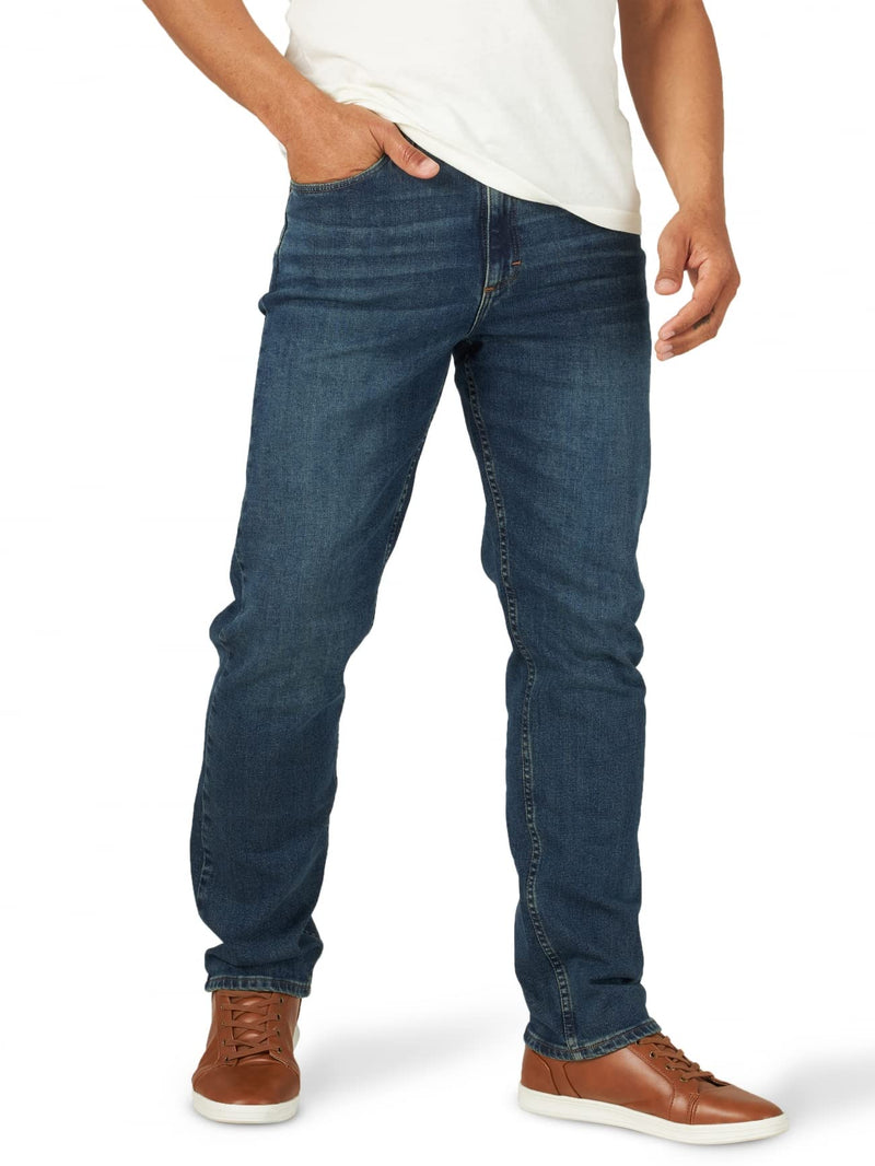 Wrangler Authentics Men's Comfort Flex Waist Relaxed Fit Jean, Rhodes, 36W x 30L