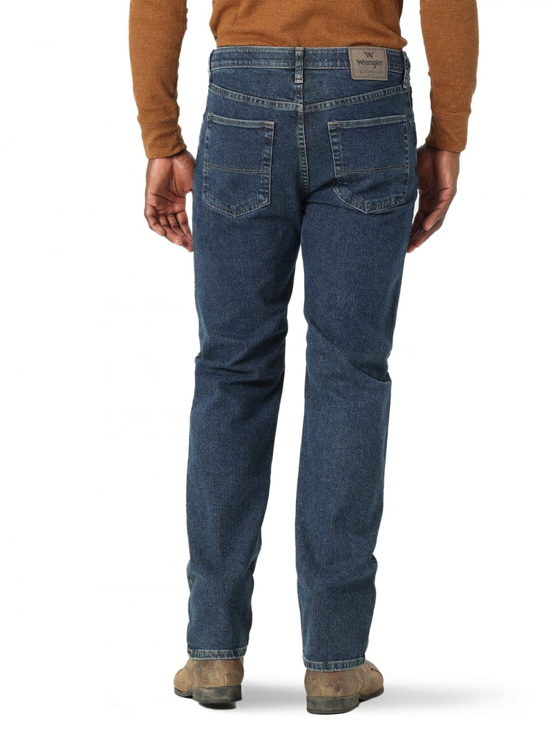 Wrangler Authentics Men's Big & Tall Regular Fit Comfort Flex Waist Jean, Dark Stonewash, 60W x 30L