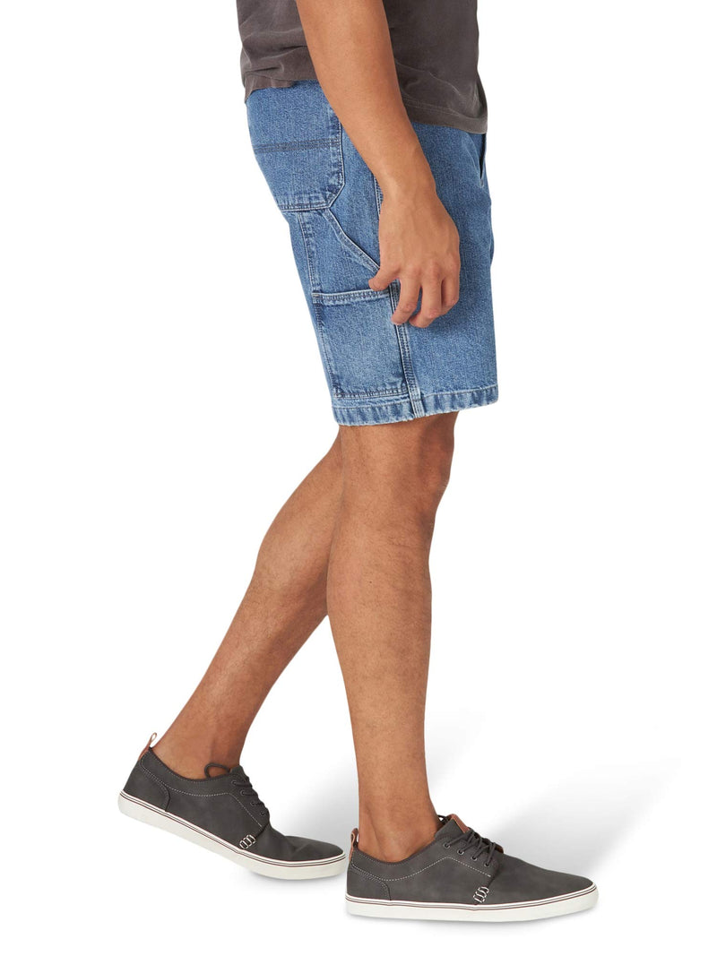 Wrangler Authentics mens Loose Fit Carpenter Cargo Shorts, Antique Stonewash, 46 US