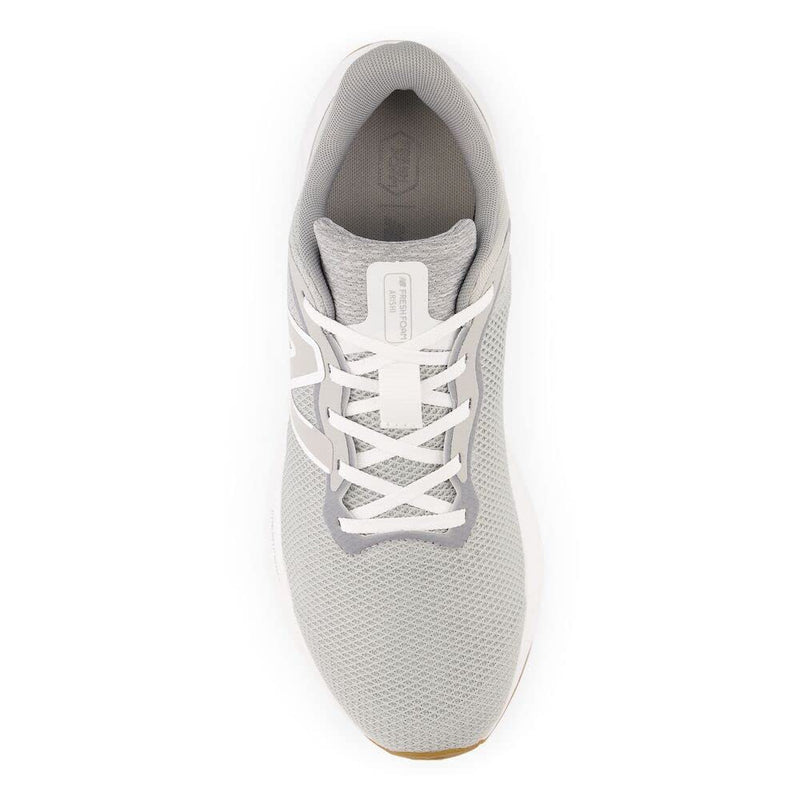New Balance Men's Fresh Foam Arishi V4 Running Shoe, Grey/Gum, 12