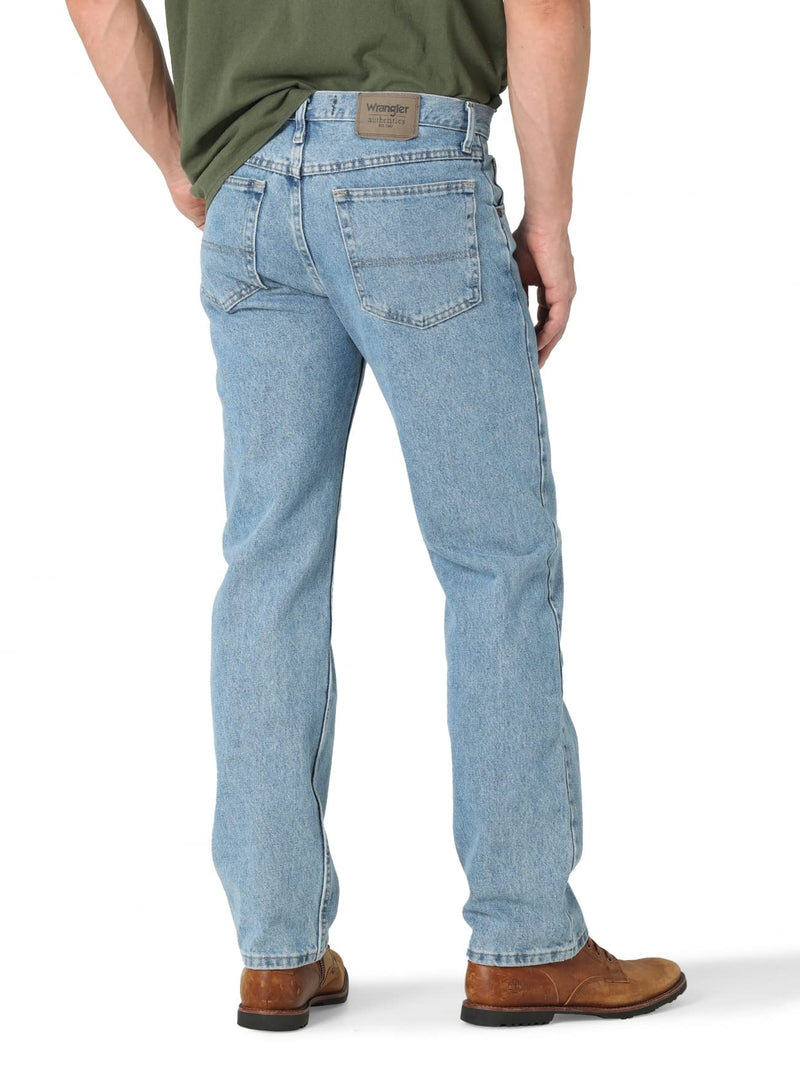 Wrangler Authentics Men's Classic 5-Pocket Regular Fit Cotton Jean, Light Stonewash, 36W x 31L