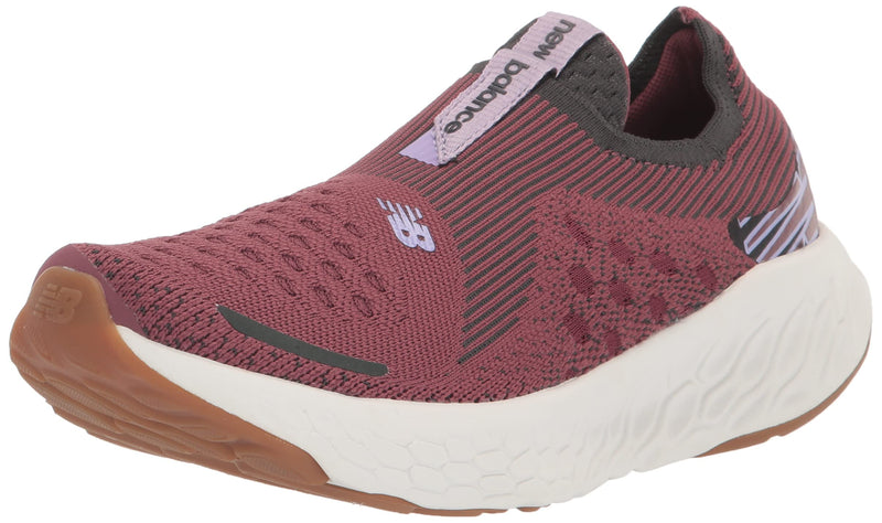 New Balance Women's Fresh Foam X 1080 Unlaced V1 Running Shoe, Washed Burgundy/Blacktop, 10.5