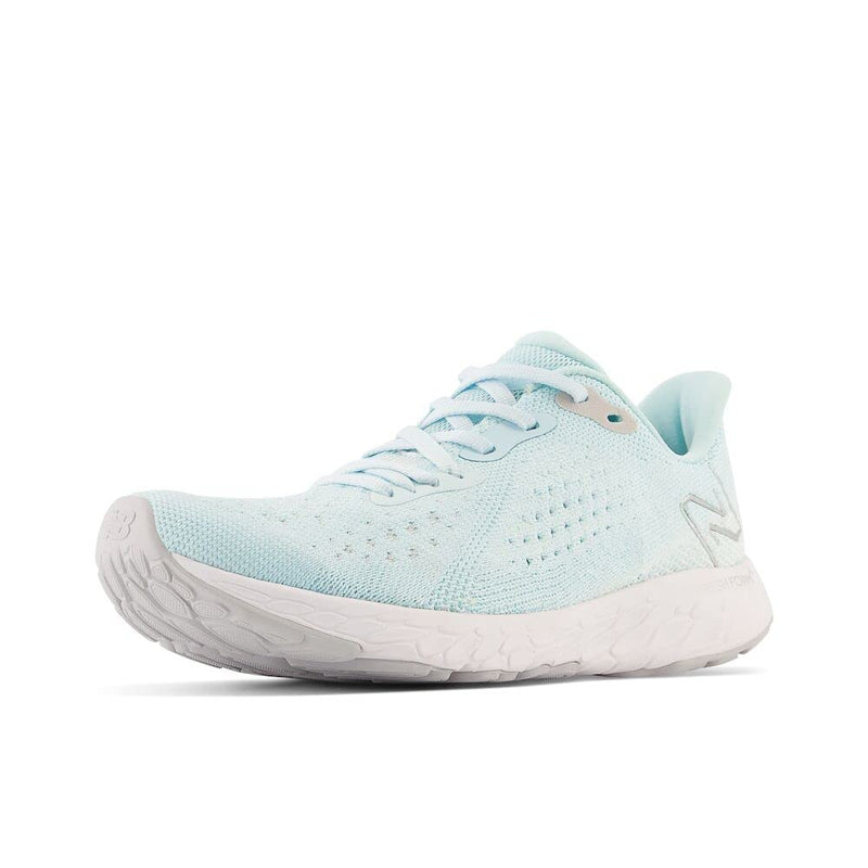New Balance Women's Fresh Foam X Tempo V2 Running Shoe, Bleach Blue/Light Aluminum/Silver Metalic, 10.5