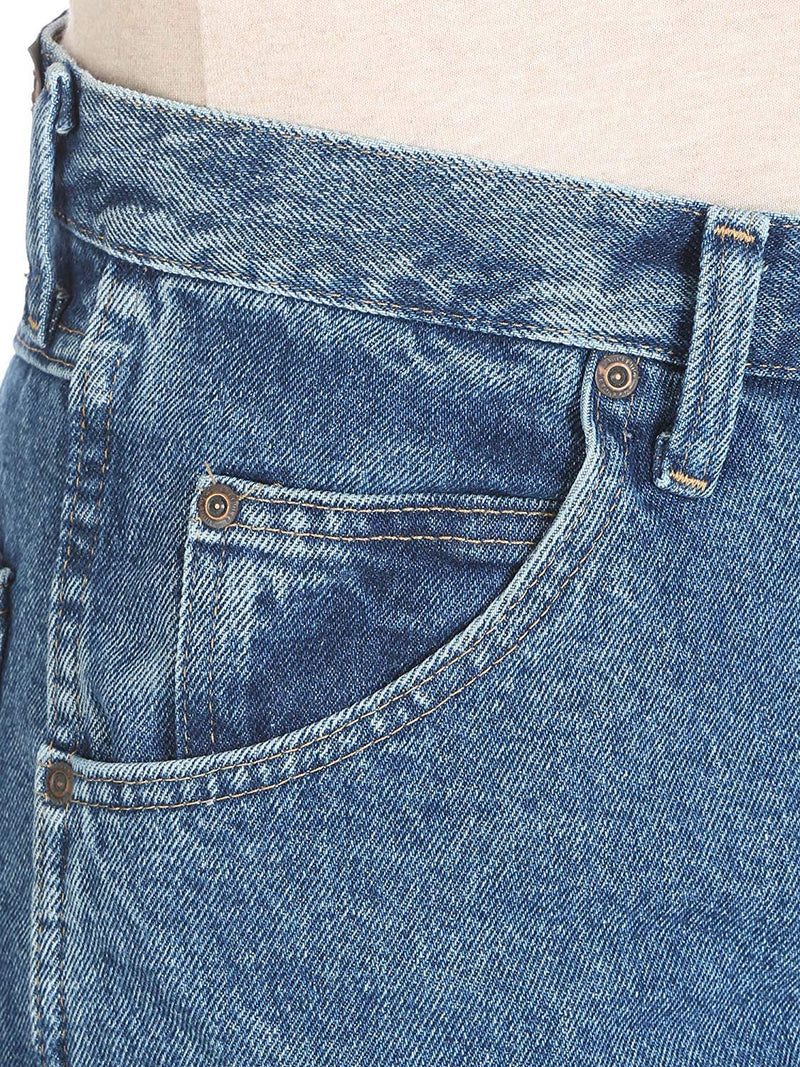 Wrangler Authentics Men's Classic 5-Pocket Regular Fit Cotton Jean, Stonewash Mid, 33W x 33L