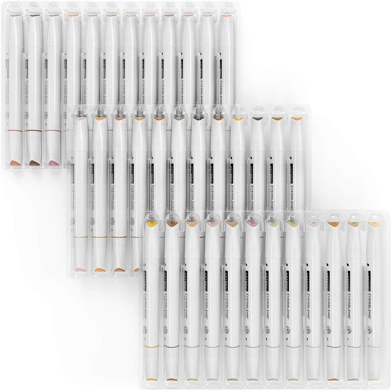 Arteza EverBlend™ Art Markers, Portrait Tones - Set of 36