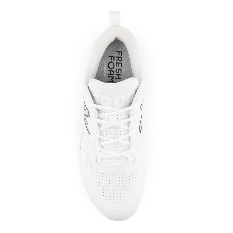 New Balance Men's Fresh Foam X 3000 V6 Metal Baseball Shoe, White/Castlerock, 7 Wide