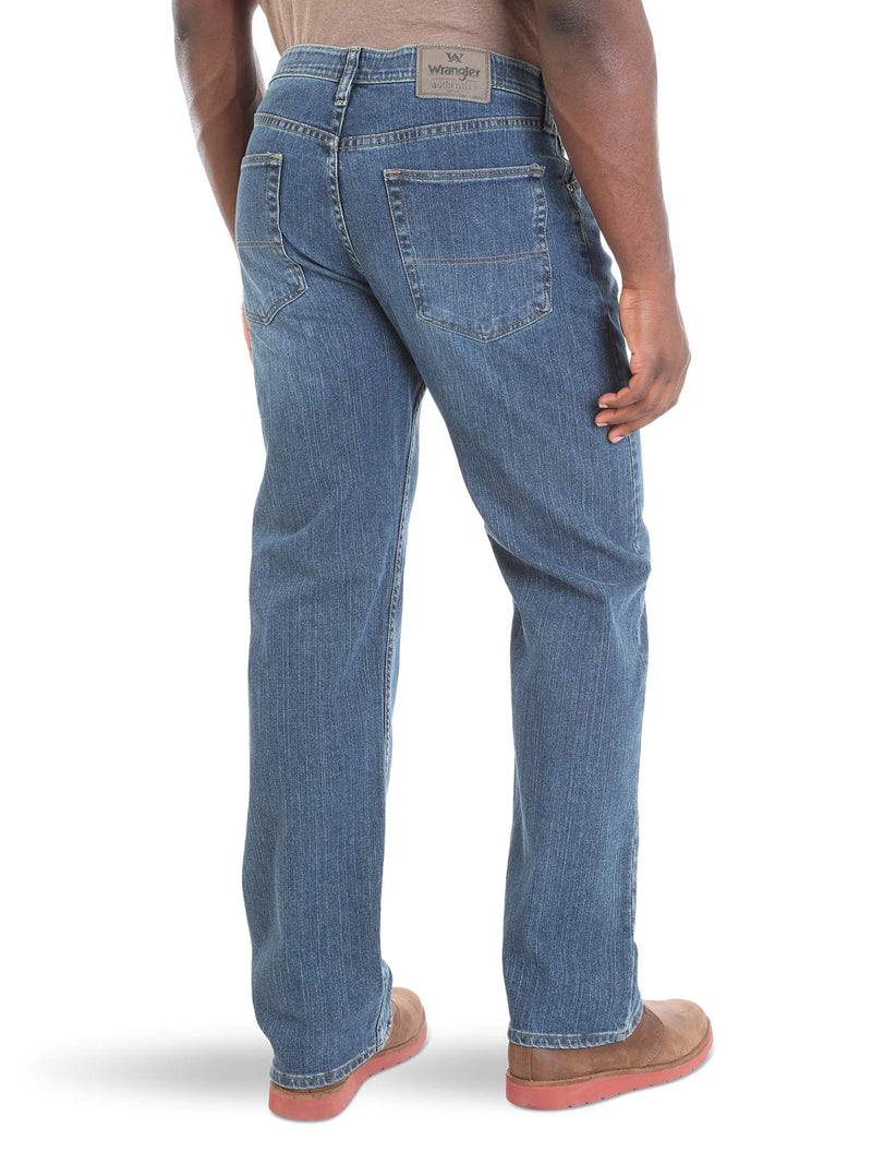 Wrangler Authentics Men's Regular Fit Comfort Flex Waist Jean, Blue Ocean, 30W x 32L