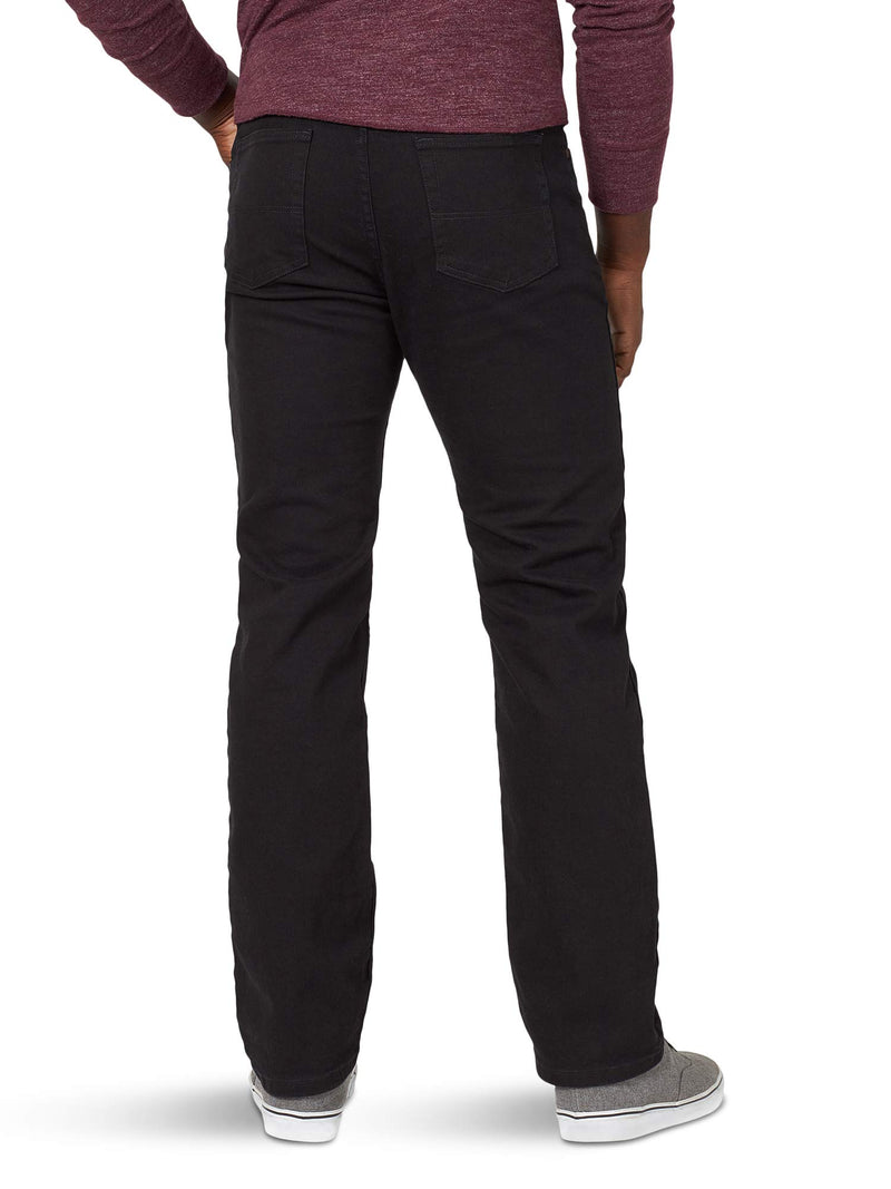 Wrangler Authentics Men's Classic 5-Pocket Regular Fit Jean, Black Flex, 33W X 36L