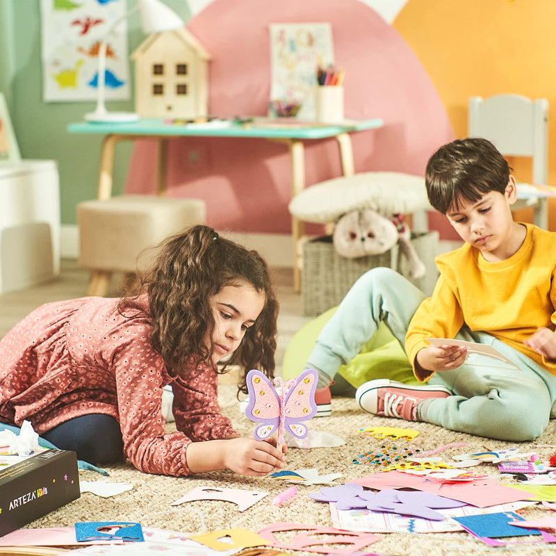 Arteza Kids Felt Craft Kit, Glitter & Glitz